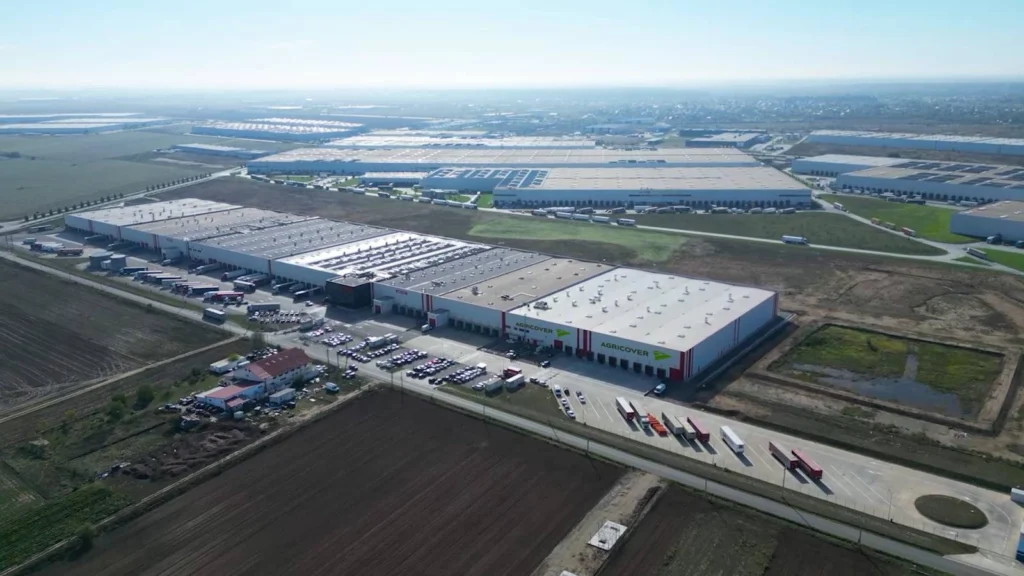 imagine cu depozitul de la Bolintin Deal, inaugurat de Agricover și destinat exclusiv inputurilor agricole