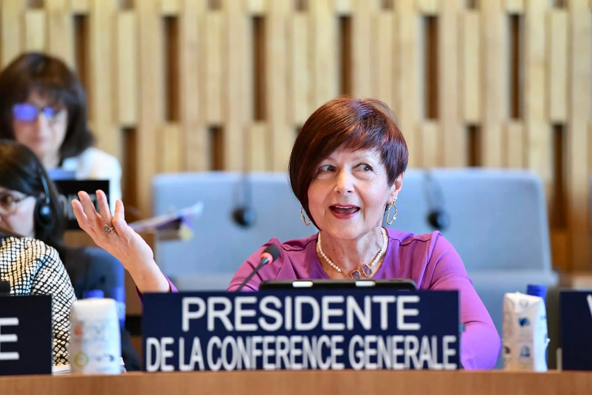 Simona Miculescu-presedinte Conferinta Generala UNESCO