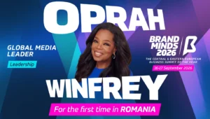 Oprah vine pentru prima oară în România la Brand Minds 2026