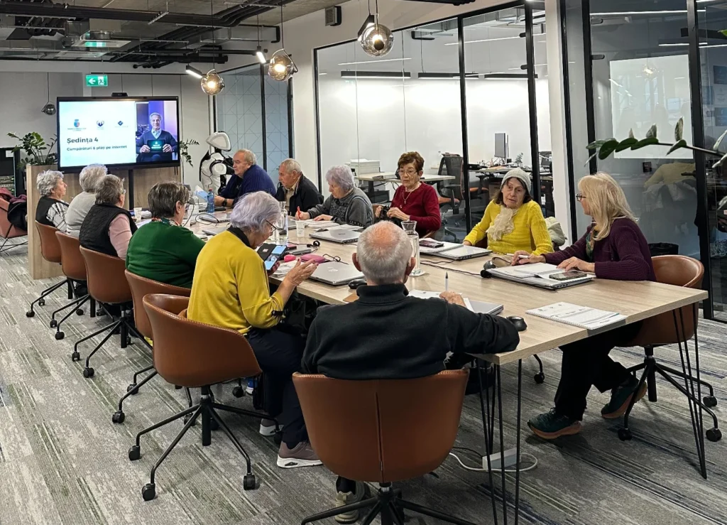 Programul Seniorii Digitali desfășurat la Cluj a adus bunicii în mijlocul tehnologiei