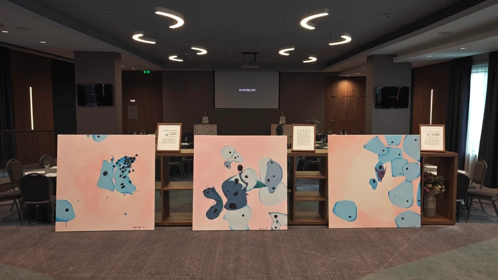 Leziuni ale colului uterin ilustrate de Ștefan-Bogdan Vâju, student la arhitectură în Valencia